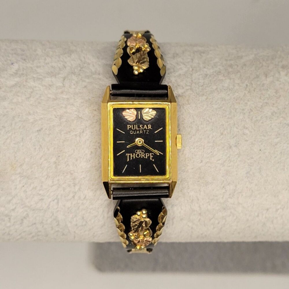 ▪︎Vtg F.L. Thorpe Black Hills Gold Women's Watch